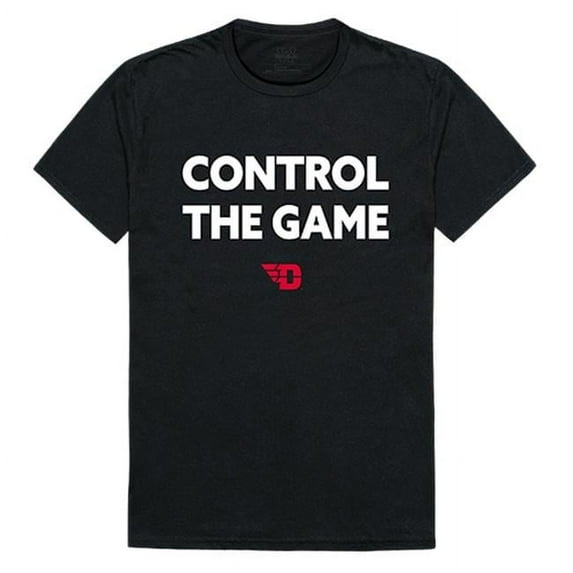 W Republic 542-119-BLK-04 University of Dayton Men CTG T-Shirt, Black - Extra Large