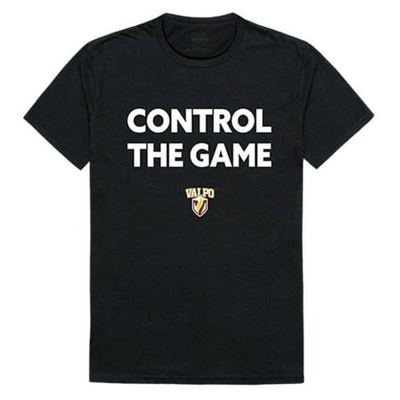 W Republic 542-154-BLK-01 Valparaiso University Men CTG T-Shirt, Black - Small