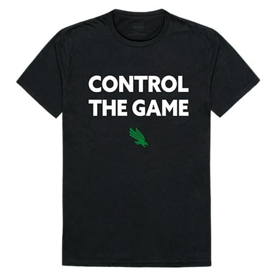 W Republic 542-195-BLK-04 University of North Texas Men CTG T-Shirt, Black - Extra Large