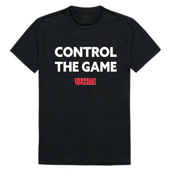 W Republic 542-209-BLK-02 University of Central Missouri CTG T-Shirt, Black - Medium