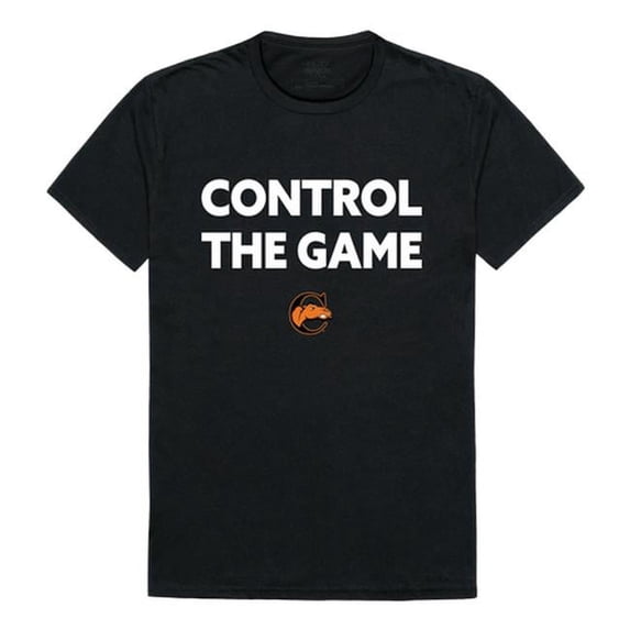 W Republic 542-276-BLK-04 Campbell University Men CTG T-Shirt, Black - Extra Large