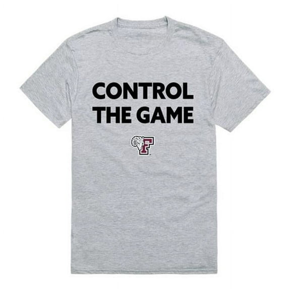 W Republic 542-305-HGY-01 Fordham University Men CTG T-Shirt, Heather Grey - Small