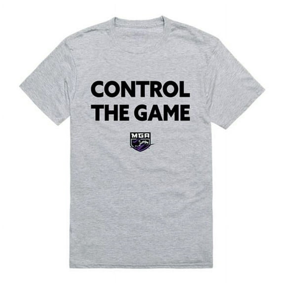 W Republic 542-420-HGY-01 Middle Georgia State University Men CTG T-Shirt, Heather Grey - Small