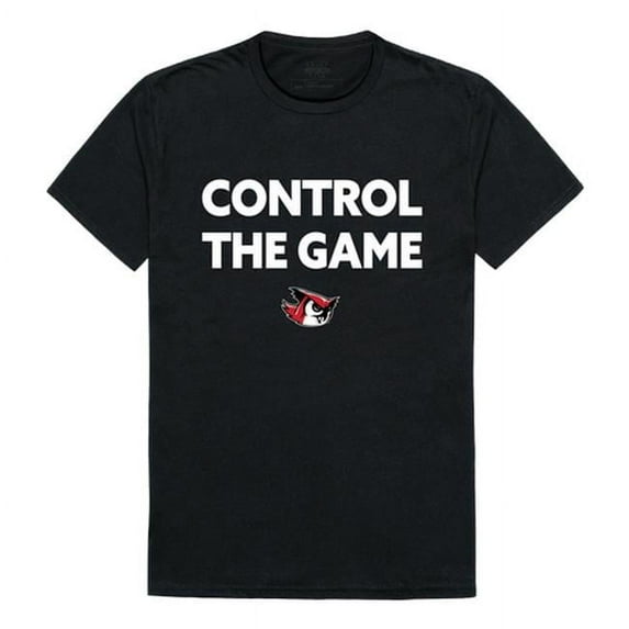 W Republic 542-453-BLK-05 NCAA Keene St College Owls CTG T-Shirt, Black - 2XL