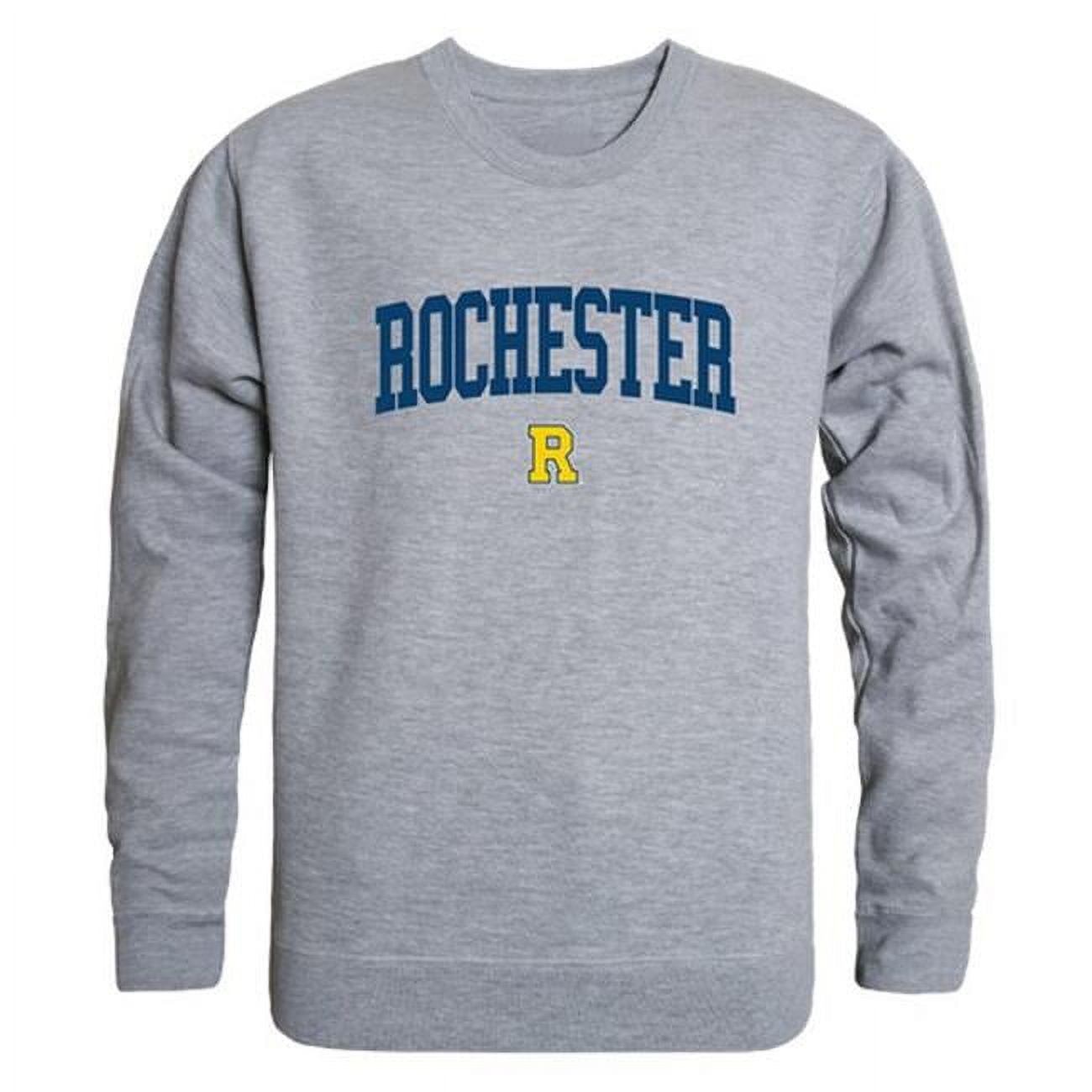 W Republic 543-146-HGY-05 NCAA Rochester Yellowjackets GameDay Crewneck  T-Shirt, Heather Gray - 2XL 