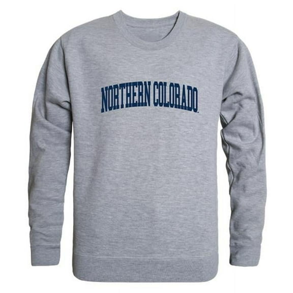W Republic 543-244-HGY-04 University of Northern Colorado Men GameDay Crewneck Sweatshirt, Heather Grey - Extra Large