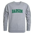thumbnail image 1 of W Republic 543-263-HGY-04 Babson College Men GameDay Crewneck Sweatshirt, Heather Grey - Extra Large, 1 of 2