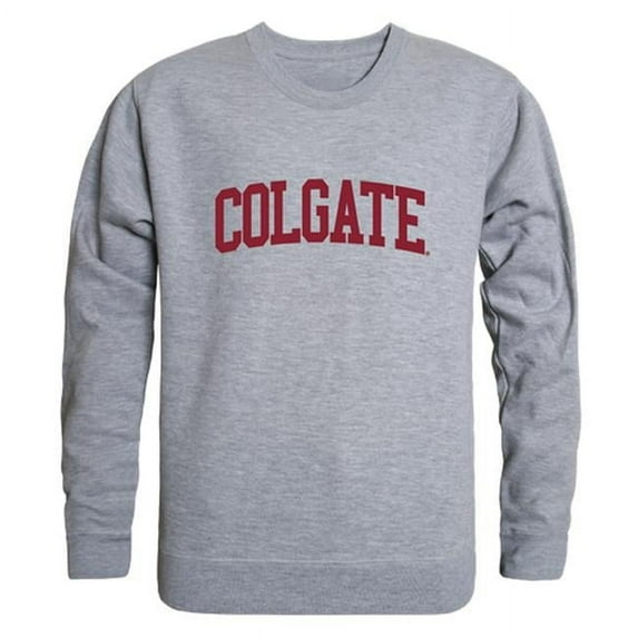 W Republic 543-283-HGY-01 Colgate University Men GameDay Crewneck Sweatshirt, Heather Grey - Small