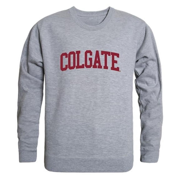 W Republic 543-283-HGY-05 Colgate University Men GameDay Crewneck Sweatshirt, Heather Grey - 2XL