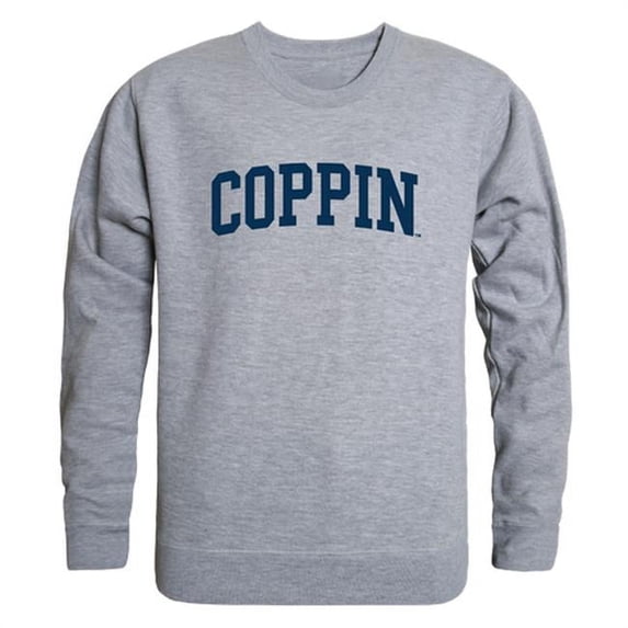 W Republic 543-286-HGY-04 Coppin State University Men GameDay Crewneck Sweatshirt, Heather Grey - Extra Large