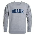 thumbnail image 1 of W Republic 543-292-HGY-05 Drake University Men GameDay Crewneck Sweatshirt, Heather Grey - 2XL, 1 of 1