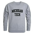 thumbnail image 1 of W Republic 543-341-HGY-05 Michigan Technological University GameDay Crewneck T-Shirt, Heather Grey - 2XL, 1 of 1
