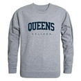 thumbnail image 1 of W Republic 543-364-HGY-01 Queens College GameDay Crewneck T-Shirt, Heather Grey - Small, 1 of 1