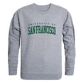 thumbnail image 1 of W Republic 543-377-HGY-04 NCAA San Francisco Dons GameDay Crewneck T-Shirt, Heather Gray - Extra Large, 1 of 1