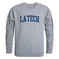 thumbnail image 1 of W Republic 543-419-HGY-02 NCAA Louisiana Tech Bulldogs GameDay Crewneck T-Shirt, Heather Gray - Medium, 1 of 1