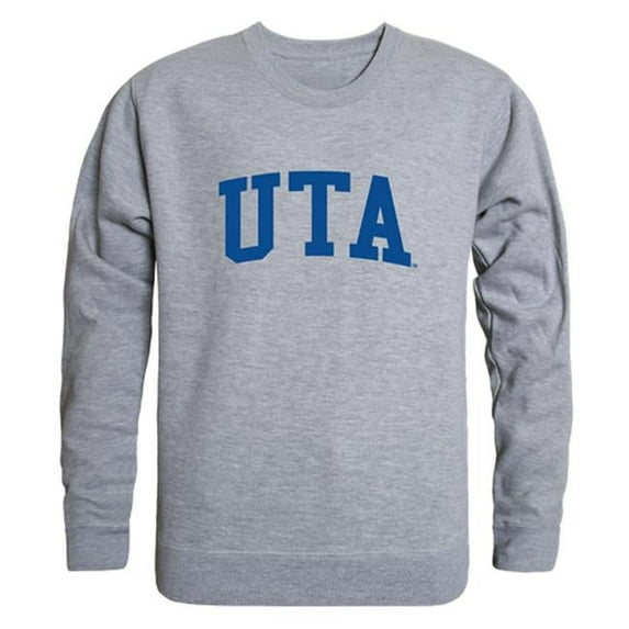 W Republic 543-433-HGY-02 NCAA UT Arlington Mavericks GameDay Crewneck T-Shirt, Heather Gray - Medium
