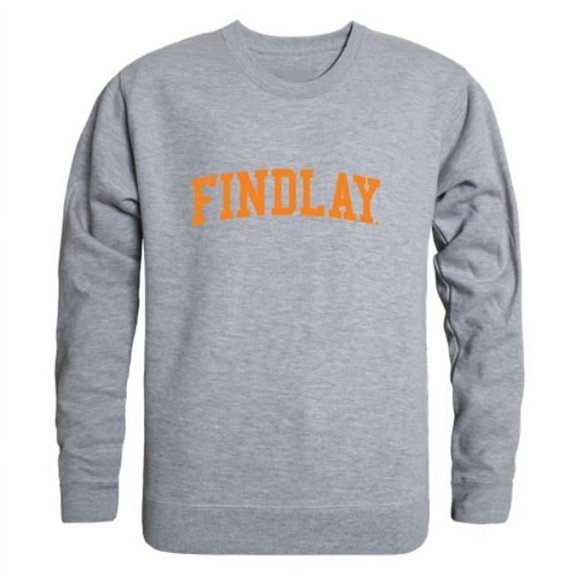 W Republic 543-518-HGY-05 University of Findlay Oilers Game Day Crewneck Sweatshirt, Heather Grey - 2XL