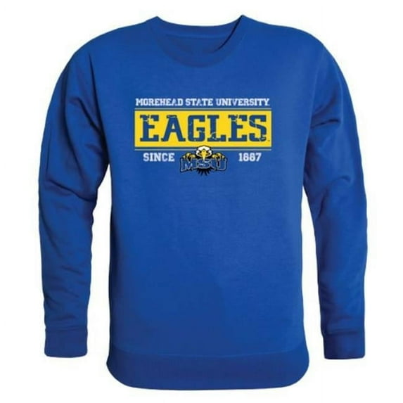 W Republic 544-134-RYL-04 Morehead State University Campus Crewneck Sweatshirt, Royal - Extra Large