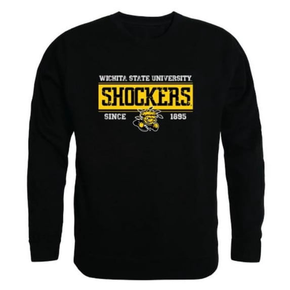 W Republic 544-158-BLK-05 Wichita State University Campus Crewneck Sweatshirt, Black - 2XL