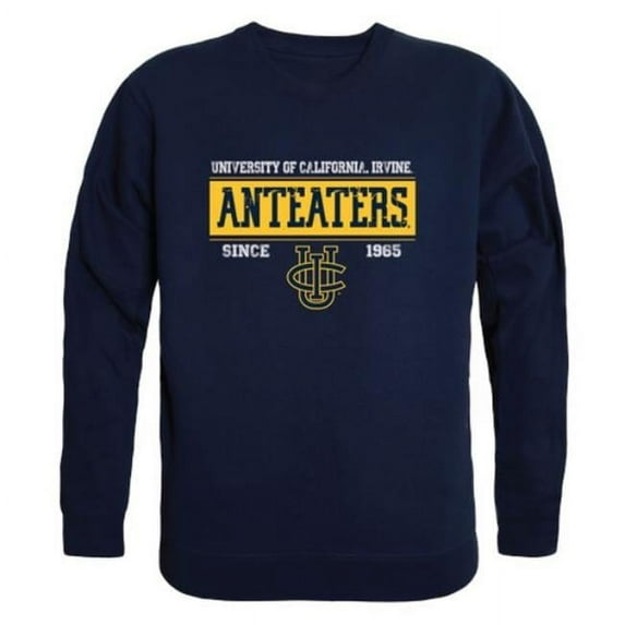 W Republic 544-162-NVY-01 University of California, Irvine Campus Crewneck Sweatshirt, Navy - Small