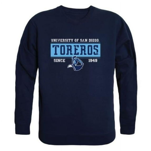 W Republic 544-197-NVY-05 San Diego State University Campus Crewneck Sweatshirt, Navy - 2XL