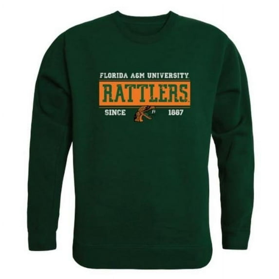 W Republic 544-218-FOR-02 Florida A&M University Campus Crewneck Sweatshirt, Forest - Medium