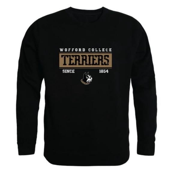 W Republic 544-415-BK2-05 Wofford College Terriers Established Crewneck Sweatshirt, Black - 2XL