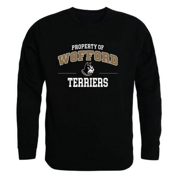 W Republic 545-415-BLK-05 Wofford College Property of Crewneck T-Shirt, Black - 2XL