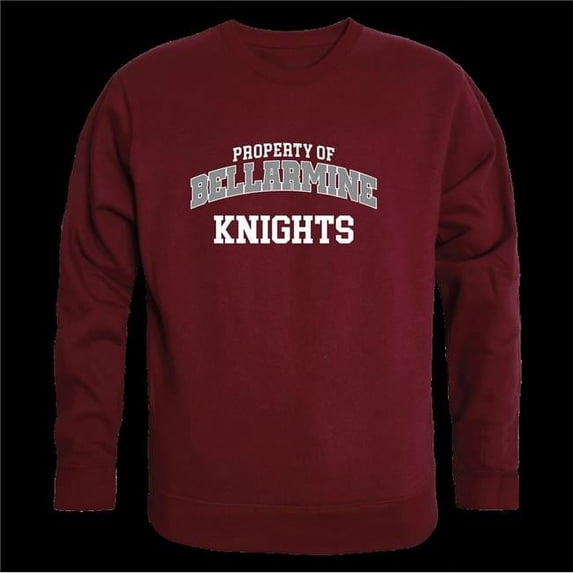 W Republic 545-706-MAR-01 Bellarmine University Knights Property of Crewneck Sweatshirt, Maroon - Small