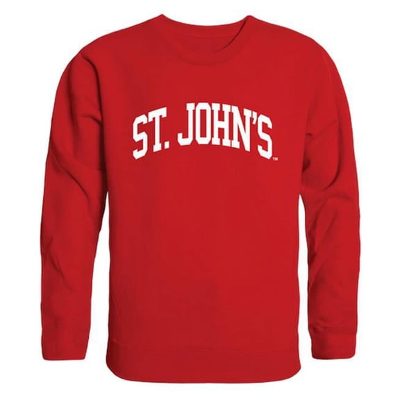 W Republic 546-152-RED-02 NCAA St. Johns Red Storm Arch Crewneck T-Shirt, Red - Medium