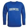 thumbnail image 1 of W Republic 546-716-RYL-05 Fayetteville State University Broncos Arch Crewneck Sweatshirt, Royal - 2XL, 1 of 2