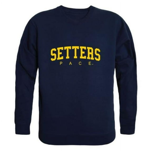 W Republic 546-725-NVY-05 Pace University Setters Arch Crewneck Sweatshirt, Navy - 2XL