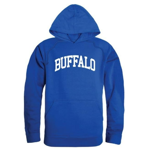 W Republic 547-274-RYL-05 Buffalo State College College Hoodie, Royal Blue - 2XL