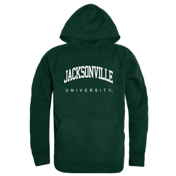W Republic 547-318-FOR-03 Jacksonville University College Hoodie, Forest Green - Large