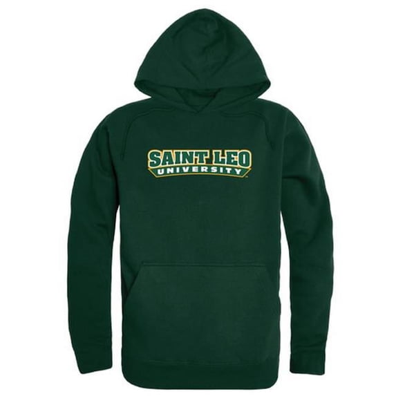 W Republic 547-374-FOR-05 Saint Leo University College Hoodie, Forest Green - 2XL