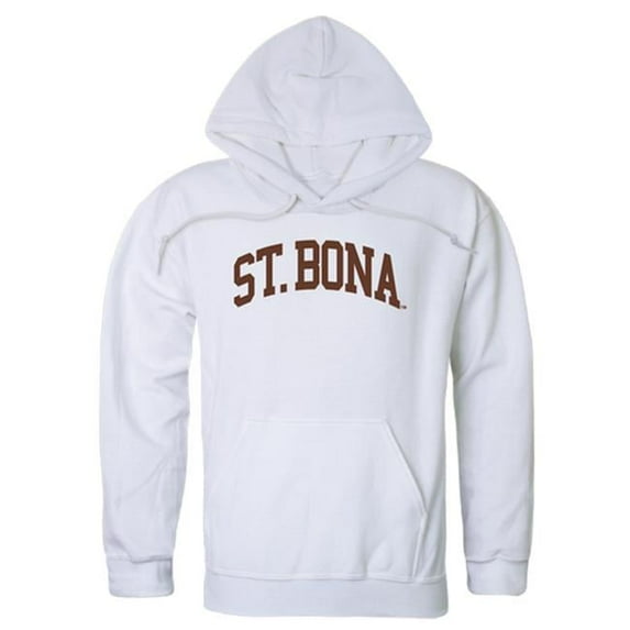 W Republic 547-386-WHT-03 St. Bonaventure University College Hoodie, White - Large