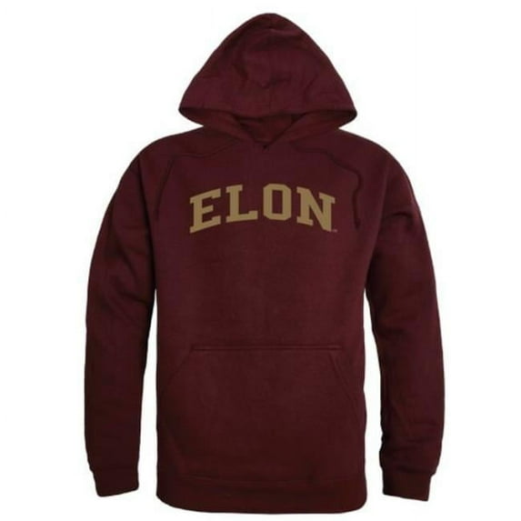 W Republic 547-517-MAR-04 Elon University Phoenix College Hoodie, Maroon - Extra Large