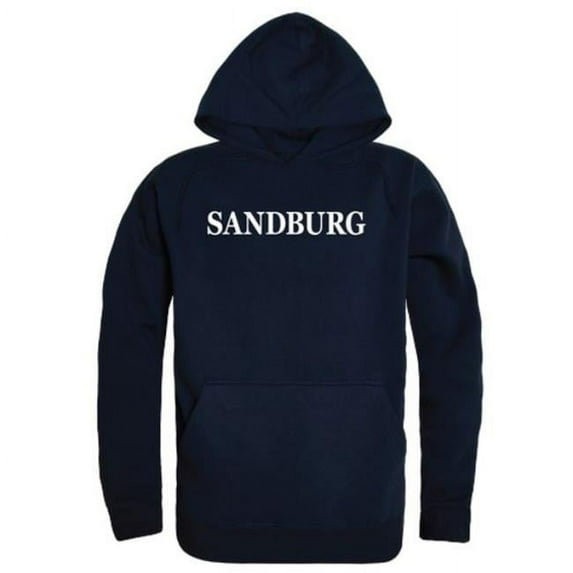W Republic 547-623-NVY-03 Carl Sandburg College Chargers Hoodie, Navy - Large