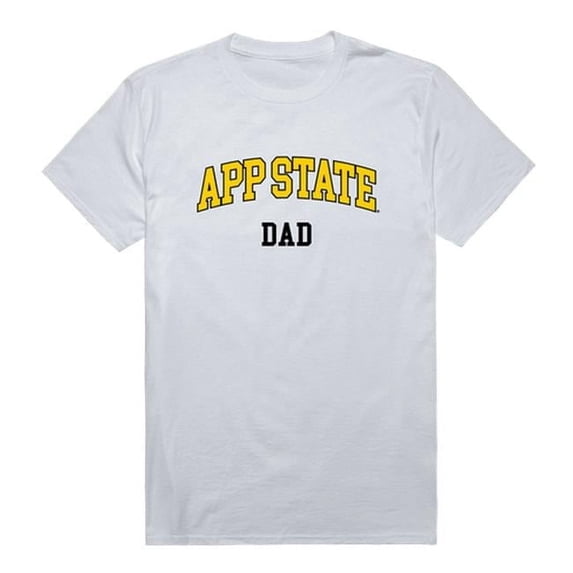 W Republic 548-104-WHT-02 Appalachian State University College Dad T-Shirt, White - Medium