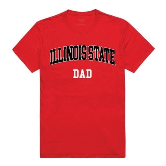 W Republic 548-124-RED-04 Illinois State University College Dad T-Shirt, Red - Extra Large