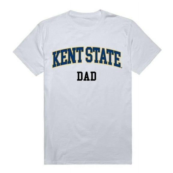 W Republic 548-128-WHT-04 Kent State University College Dad T-Shirt, White - Extra Large