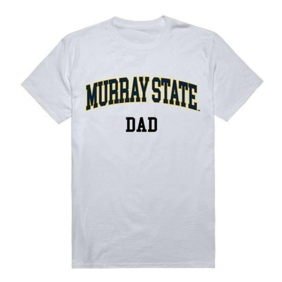 W Republic 548-135-WHT-03 Murray State University College Dad T-Shirt, White - Large