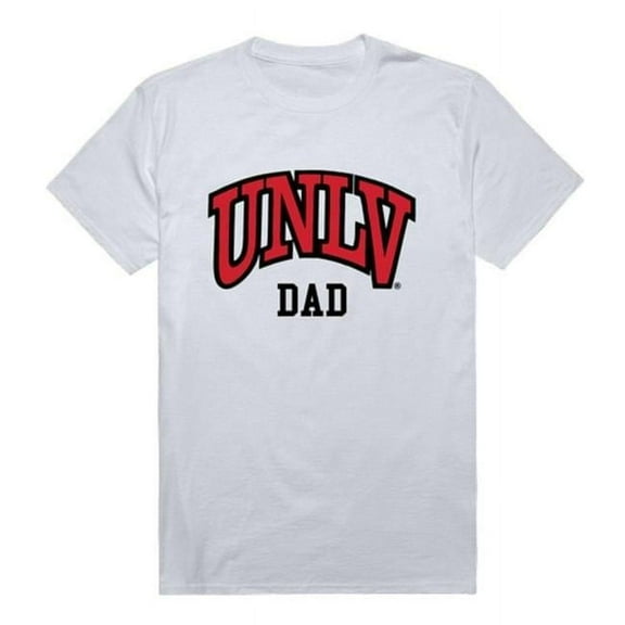 W Republic 548-137-WHT-03 UNLV College Dad T-Shirt, White - Large