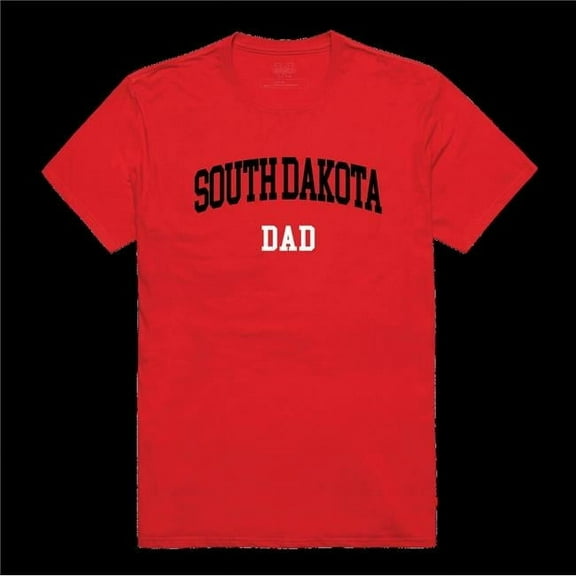 W Republic 548-148-RD2-05 University of South Dakota Coyotes College Dad T-Shirt, Red - 2XL