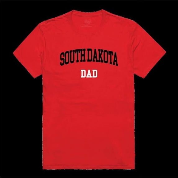 W Republic 548-148-RD2-05 University of South Dakota Coyotes College Dad T-Shirt, Red - 2XL