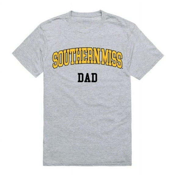 W Republic 548-151-HGY-05 University of Southern Mississippi College Dad T-Shirt, Heather Grey - 2XL