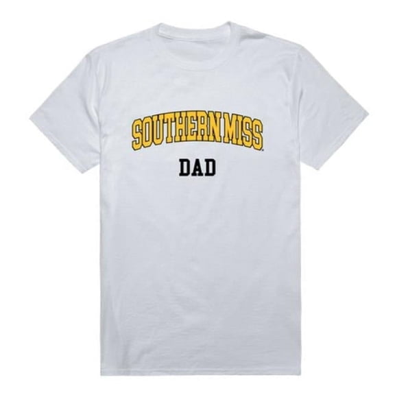 W Republic 548-151-WHT-01 University of Southern Mississippi College Dad T-Shirt, White - Small