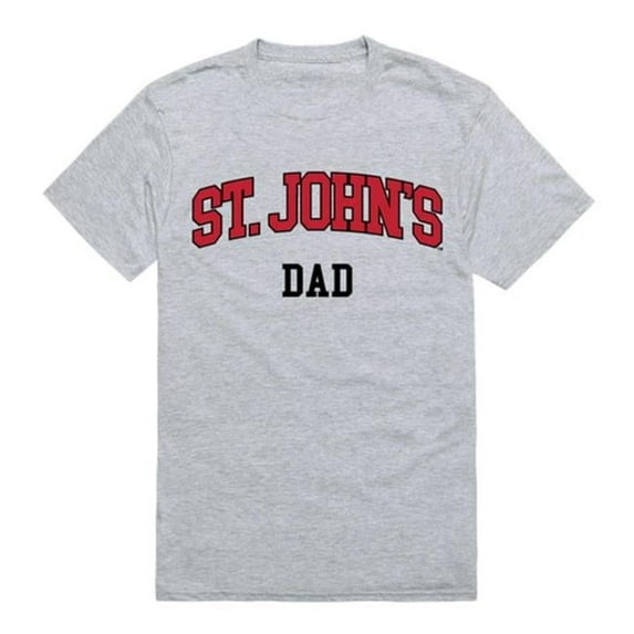 W Republic 548-152-HGY-04 St Johns University College Dad T-Shirt, Heather Grey - Extra Large