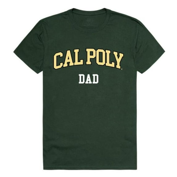 W Republic 548-167-FOR-02 California Polytechnic State University College Dad T-Shirt, Forest - Medium