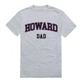 thumbnail image 1 of W Republic 548-171-HGY-02 Howard University College Dad T-Shirt, Heather Grey - Medium, 1 of 1